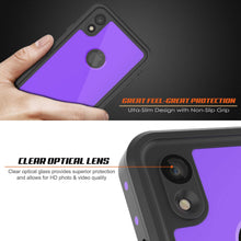 Load image into Gallery viewer, iPhone XR Waterproof IP68 Case, Punkcase [Purple] [StudStar Series] [Slim Fit] [Dirtproof]
