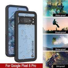 Load image into Gallery viewer, Google Pixel 8 Pro Waterproof Case, Punkcase [Extreme Series] Armor Cover W/ Built In Screen Protector [Navy Blue]
