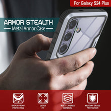 Load image into Gallery viewer, Punkcase S24+ Plus Armor Stealth Case Protective Military Grade Multilayer Cover [White]
