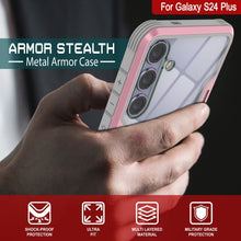 Load image into Gallery viewer, Punkcase S24+ Plus Armor Stealth Case Protective Military Grade Multilayer Cover [Rose-Gold]
