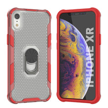 Load image into Gallery viewer, PunkCase for iPhone XR Case [Magnetix 2.0 Series] Clear Protective TPU Cover W/Kickstand [Red]
