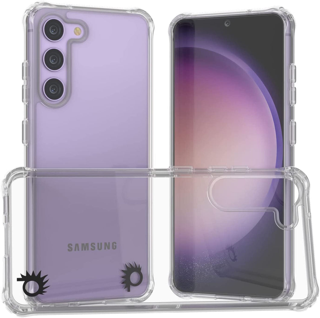 Galaxy S24 Plus Case [Clear Acrylic Series] [Non-Slip] For Galaxy S24 Plus [Grey]