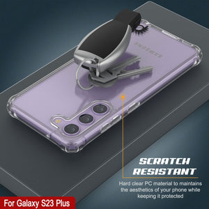 Galaxy S24 Plus Case [Clear Acrylic Series] [Non-Slip] For Galaxy S24 Plus [Grey]