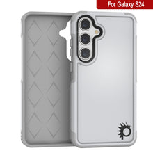 Load image into Gallery viewer, PunkCase Galaxy S24 Case, [Spartan 2.0 Series] Clear Rugged Heavy Duty Cover [White]
