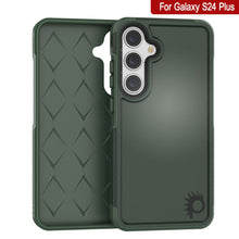 Load image into Gallery viewer, PunkCase Galaxy S24+ Plus Case, [Spartan 2.0 Series] Clear Rugged Heavy Duty Cover [Dark Green]
