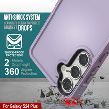 Load image into Gallery viewer, PunkCase Galaxy S24+ Plus Case, [Spartan 2.0 Series] Clear Rugged Heavy Duty Cover [Lilac]
