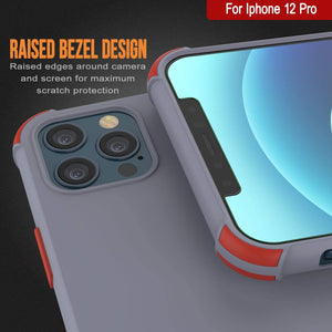 Punkcase Protective & Lightweight TPU Case [Sunshine Series] for iPhone 12 Pro [Grey]