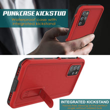 Load image into Gallery viewer, Galaxy S20+ Plus Waterproof Case, Punkcase [KickStud Series] Armor Cover [Red]
