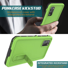 Load image into Gallery viewer, Galaxy S20 Waterproof Case, Punkcase [KickStud Series] Armor Cover [Light Green]
