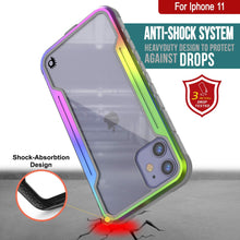 Load image into Gallery viewer, Punkcase iPhone 12 Mini Ravenger Case Protective Military Grade Multilayer Cover [Rainbow]
