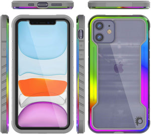 Punkcase iPhone 12 Mini Ravenger Case Protective Military Grade Multilayer Cover [Rainbow]