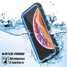 Load image into Gallery viewer, iPhone XS Waterproof Case, Punkcase [KickStud Series] Armor Cover [Light-Blue]
