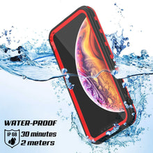 Load image into Gallery viewer, iPhone XS Waterproof Case, Punkcase [KickStud Series] Armor Cover [Red]
