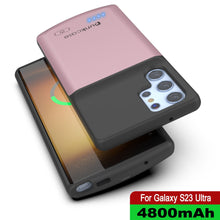 Load image into Gallery viewer, PunkJuice S23 Ultra Battery Case Rose-Gold - Portable Charging Power Juice Bank with 4800mAh
