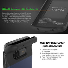 Load image into Gallery viewer, PunkJuice S10e Lite Battery Case Reg. Blue - Fast Charging Power Juice Bank with 4700mAh
