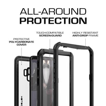 Load image into Gallery viewer, Galaxy S9 Rugged Waterproof Case | Nautical Series [Black]
