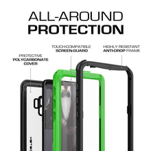 Load image into Gallery viewer, Galaxy S9 Rugged Waterproof Case | Nautical Series [Green]
